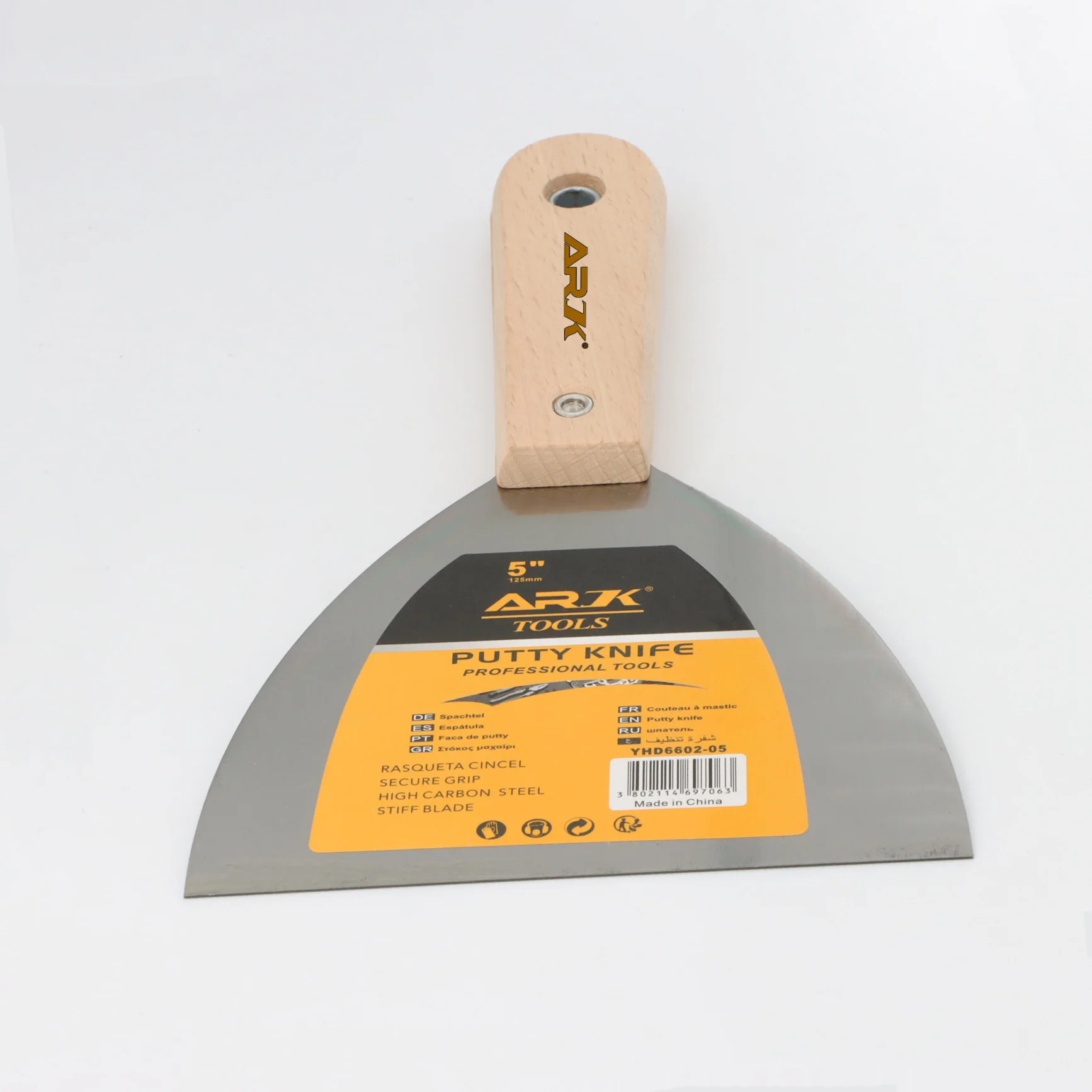 Carbon Steel Wooden Handle Putty Knife For Drywall