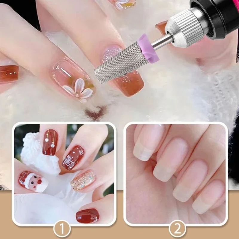 5 in 1 Nail Drill Bits 3/32 Tapered Carbide for Nails Electric Drills File Accessories Removal Gel  Cuticle Drill Bit