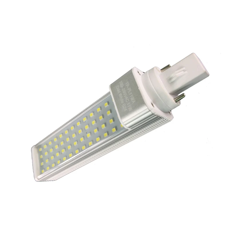 
85-265V 3500K Clear 4pin GX24 base GX23 G23 G24 PL 12W LED Lamps 