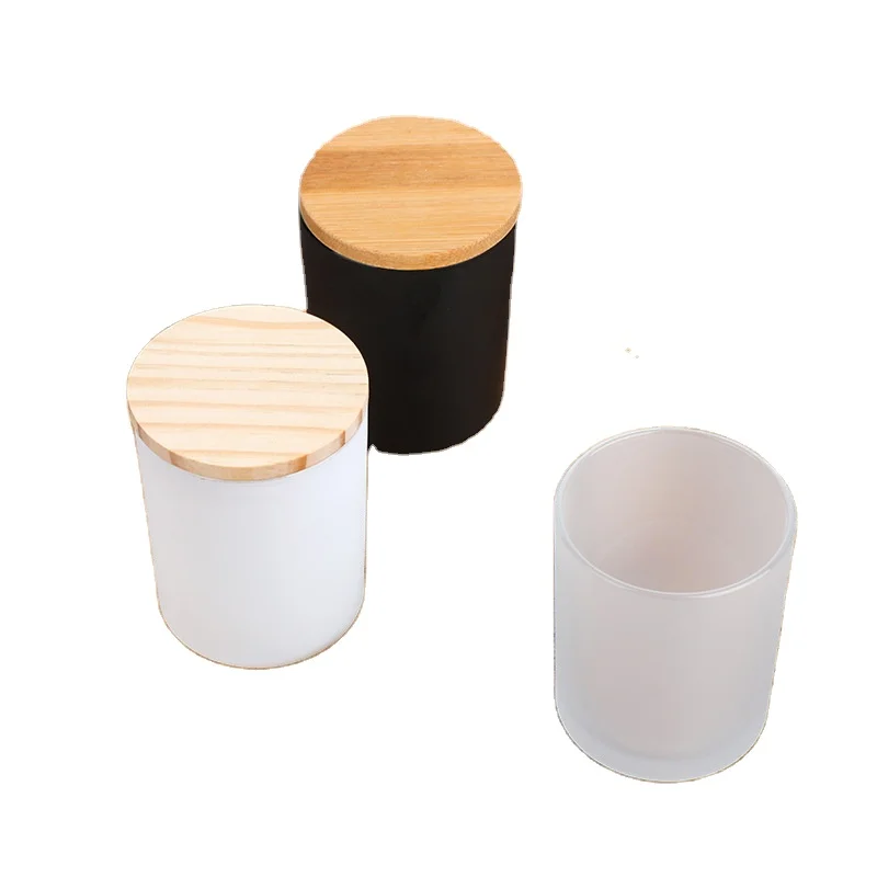 Best Selling Product Copper Jar Aura Candle Vessels 7.5oz 10oz 12oz 14oz 16oz Frosted Candle Jars With Rose Gold Metal Lid