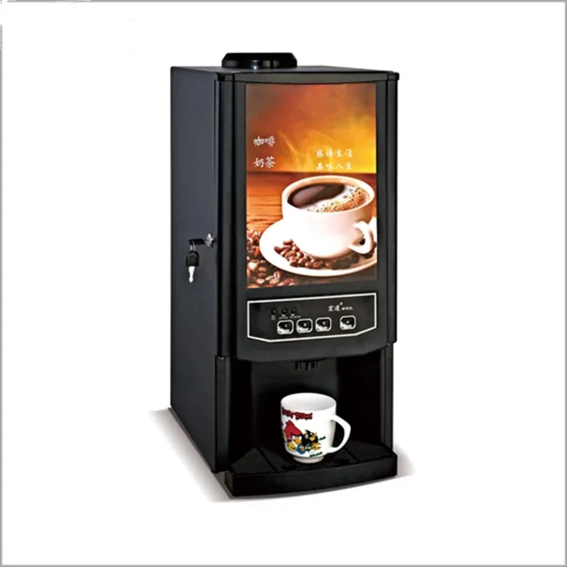 Кофеварка, Офисная Коммерческая Машина для мгновенного кофе, автоматическая кофемашина для ресторана, для молока, чая, сока, напитков, все в одном