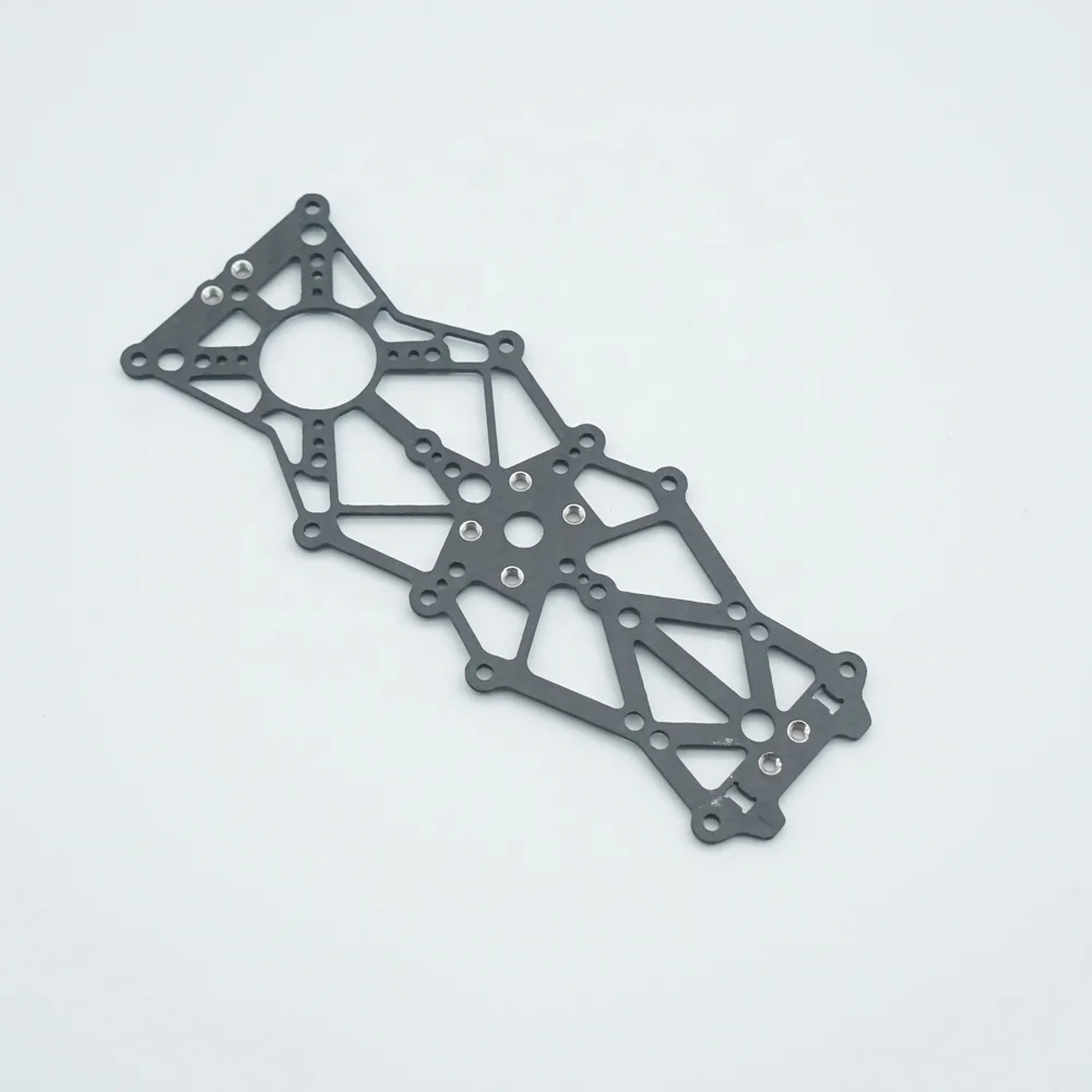 OEM ODM CNC Milling Carbon Fiber Parts 3K 6K Carbon Fiber Drone Structural Parts Drone Support Frame