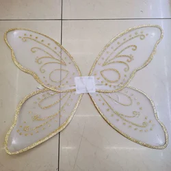 Carnival Party Stage Show Butterfly Birthday Fairy Princess Cosplay Props Accessories Butterfly Translucent Embroidery Wings