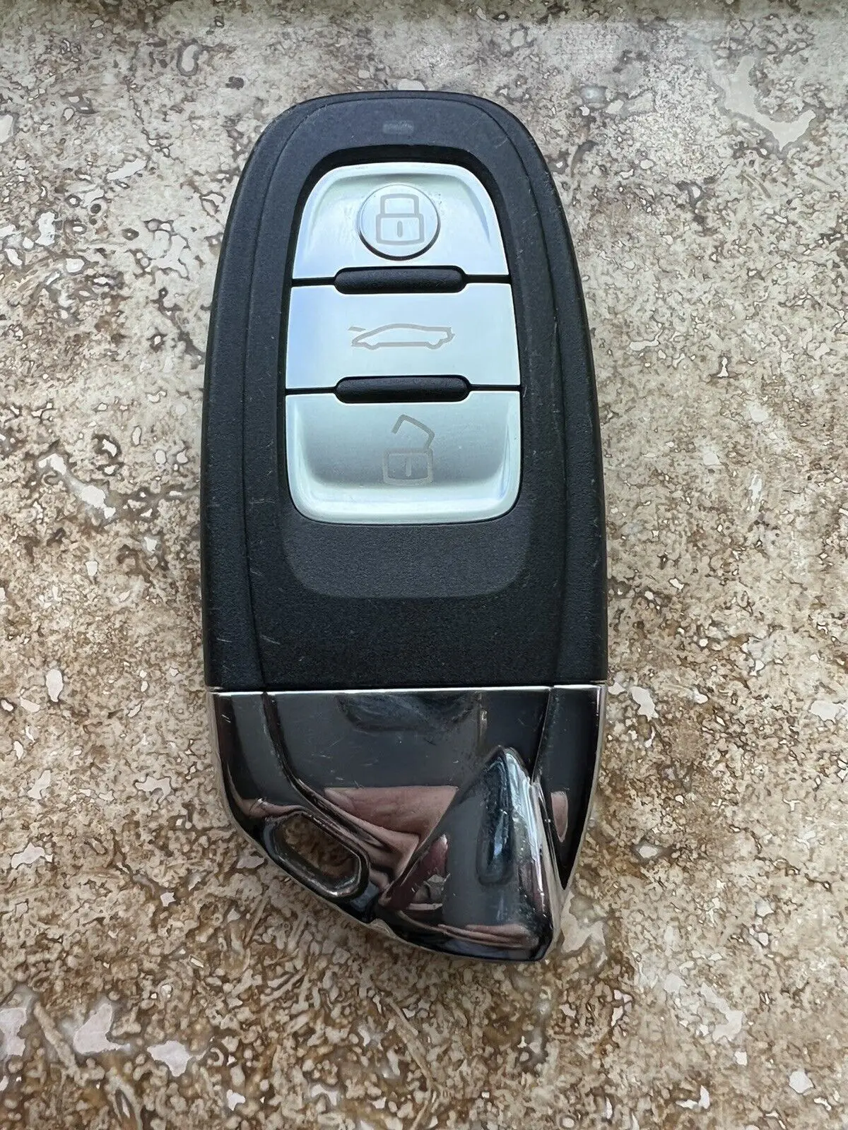 3 button key smart card replacement case shell for Lamborghini letter on the back with small key metal logo