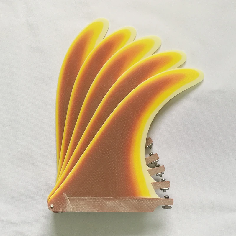 Wholesale Surfing Multi-Layered Longboard Fin Customizable Multiple Colors Single Fins Paddle Board Fins