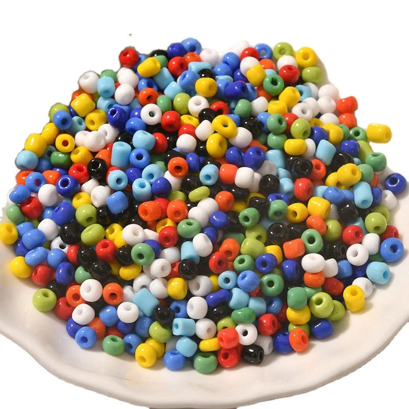 XUQIAN Hot Sale 4mm10g/Bag Jelly Color Solid Color Seed Beads for DIY Handmade Earrings Necklace Bracelet Jewelry Accessories