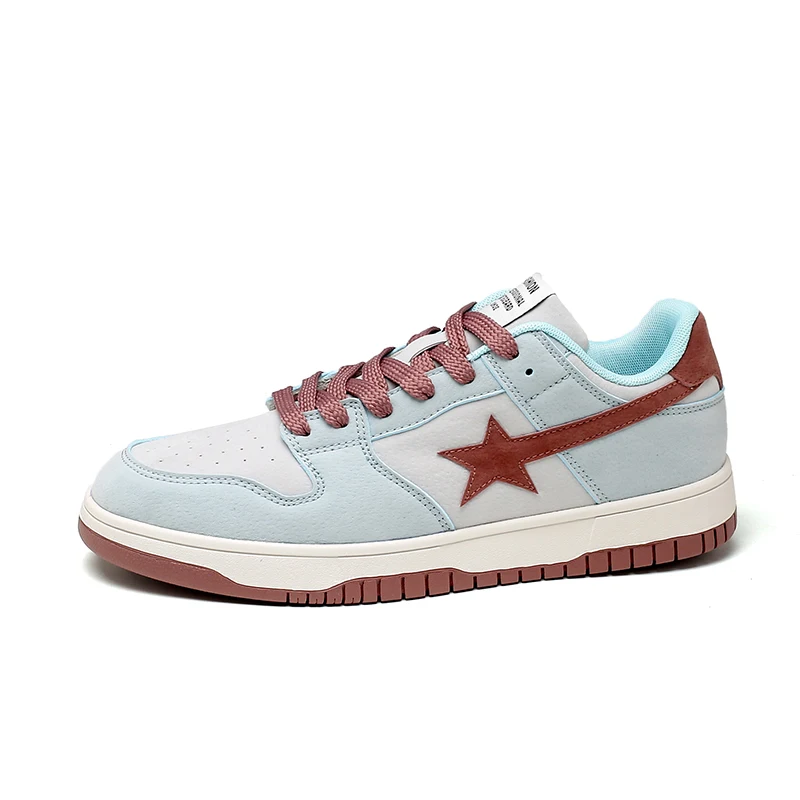 High-quality sports shoes for men and women casual Joker running shoes breathable mesh lining rubber insole increased.
