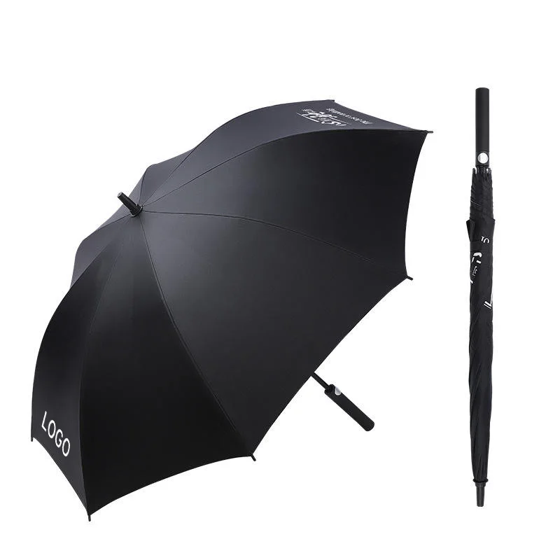 Factory Wholesale Classic Umbrellas Sublimation straight Umbrella Custom Logo Prints Promotional golf Umbrella with logo