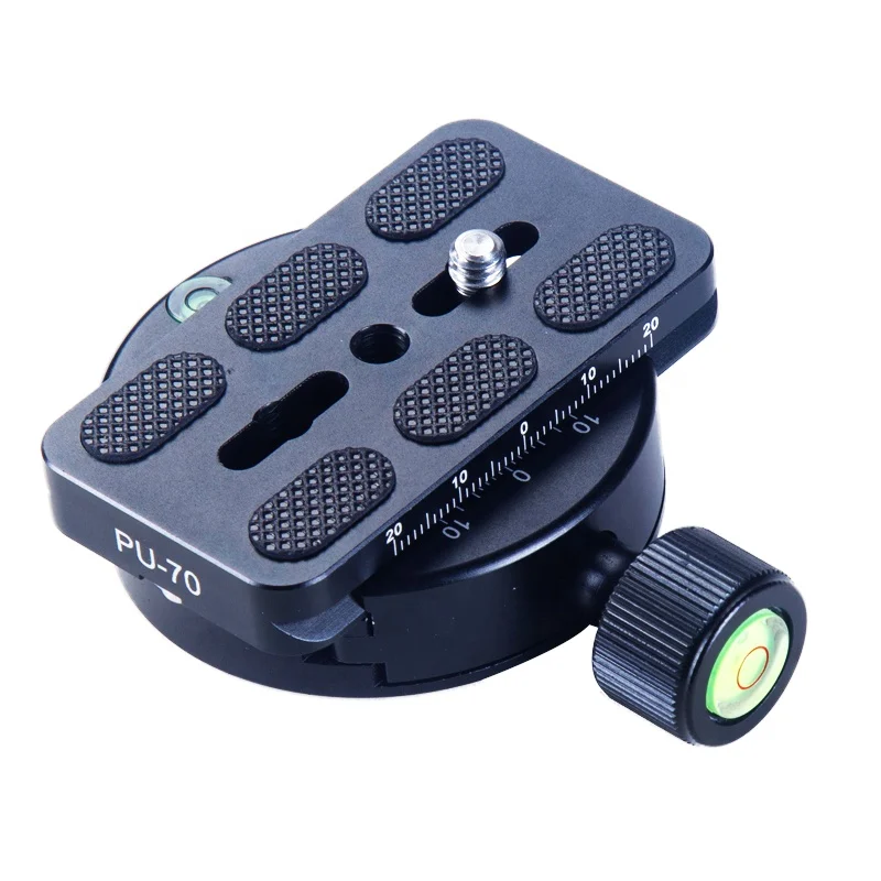Manbily KZ-40 Camera Accessories Black Aluminum Alloy Quick Release Plate for Canon Nikon