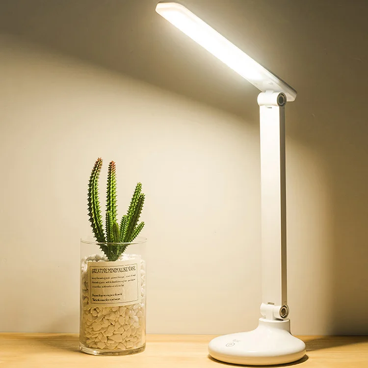 China Factory 3 Steps Dimmable Study Led 180 Flexible Desk Light Custom Table Lamp