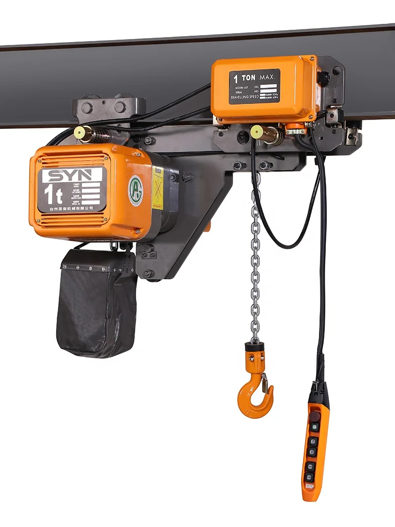 5 ton single Chain electric hoist  hook EQ Operation type Low clearance electric hoist