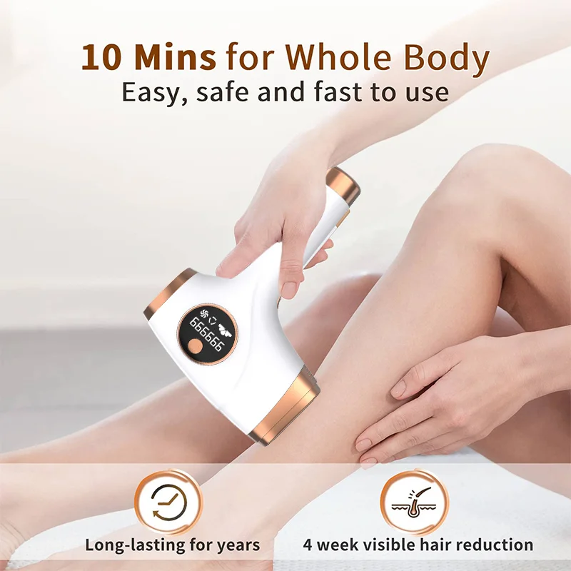 Portable Permanent Laser Hair Removal Skin Rejuvenation Machine Mini Handy Ice Cooling IPL Laser Hair Removal At Home