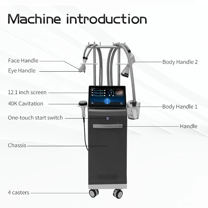 Fat Cavitation Machine 80K Cavitation Machine With Laser Radio Frequency Cavitation Slimming Beauty Machine