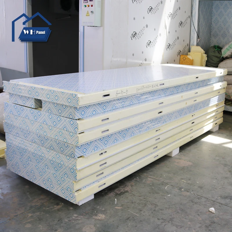 WHNew Product High fire rating and high temperature resistance cold room PU storage board