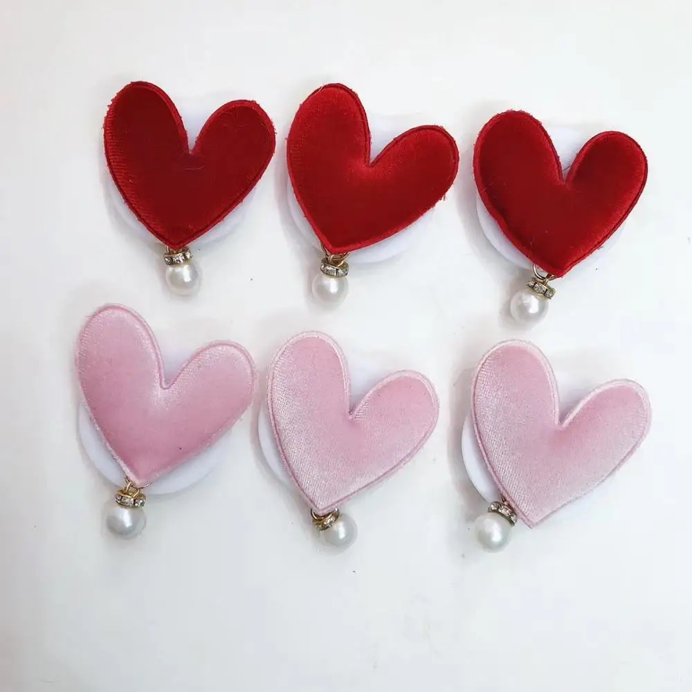 heart pearl pendant gift for girl mobile phone grip