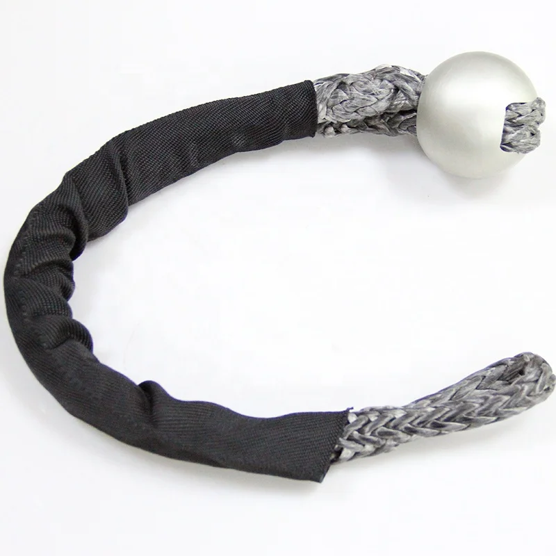 
UHMWPE Winch Soft Shackle with Knot off road Recovery Rope 4x4 ATV 