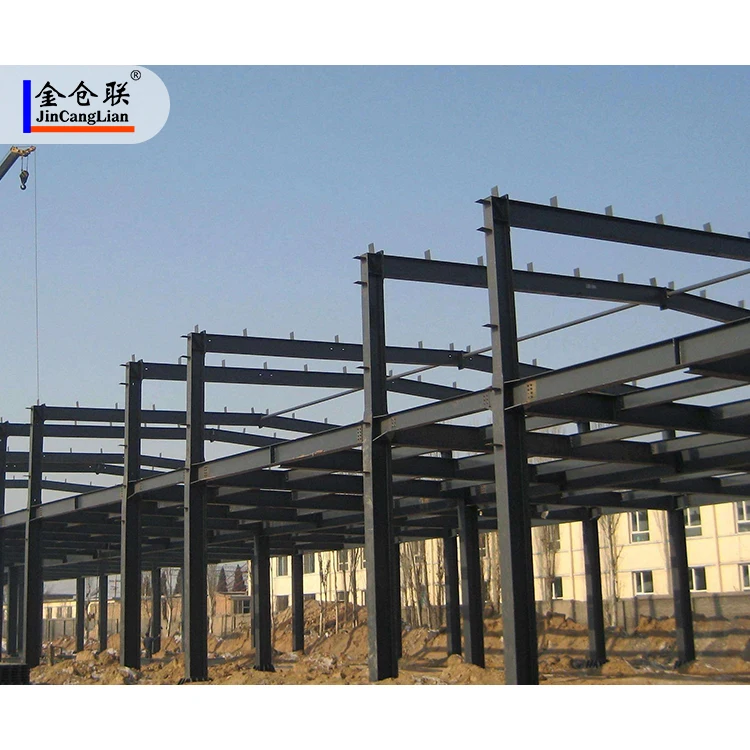 customized steel structure warehouse workshop with storage shelf design heavy duty shelving