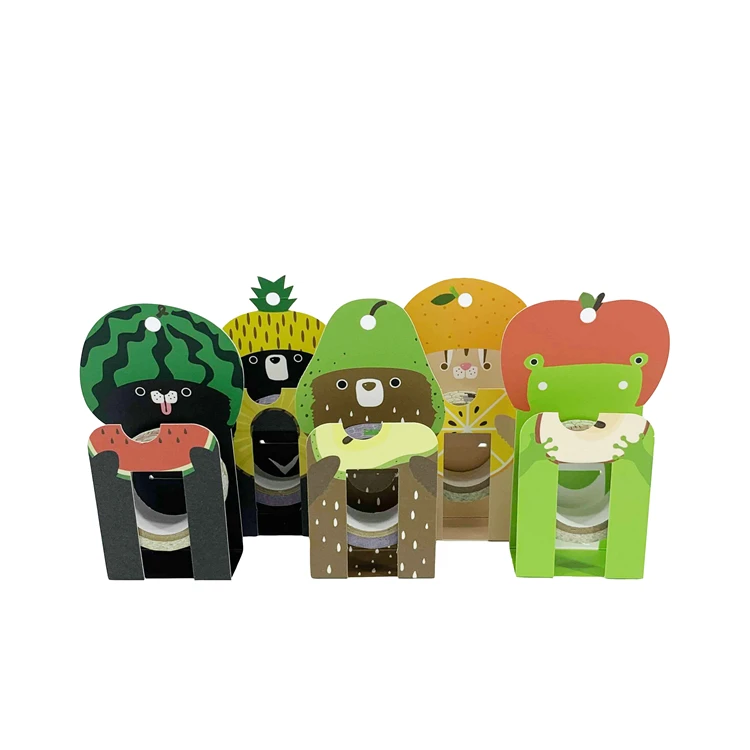 
Design 2021 Taiwaimal Maskling washi tape with hanging card set 