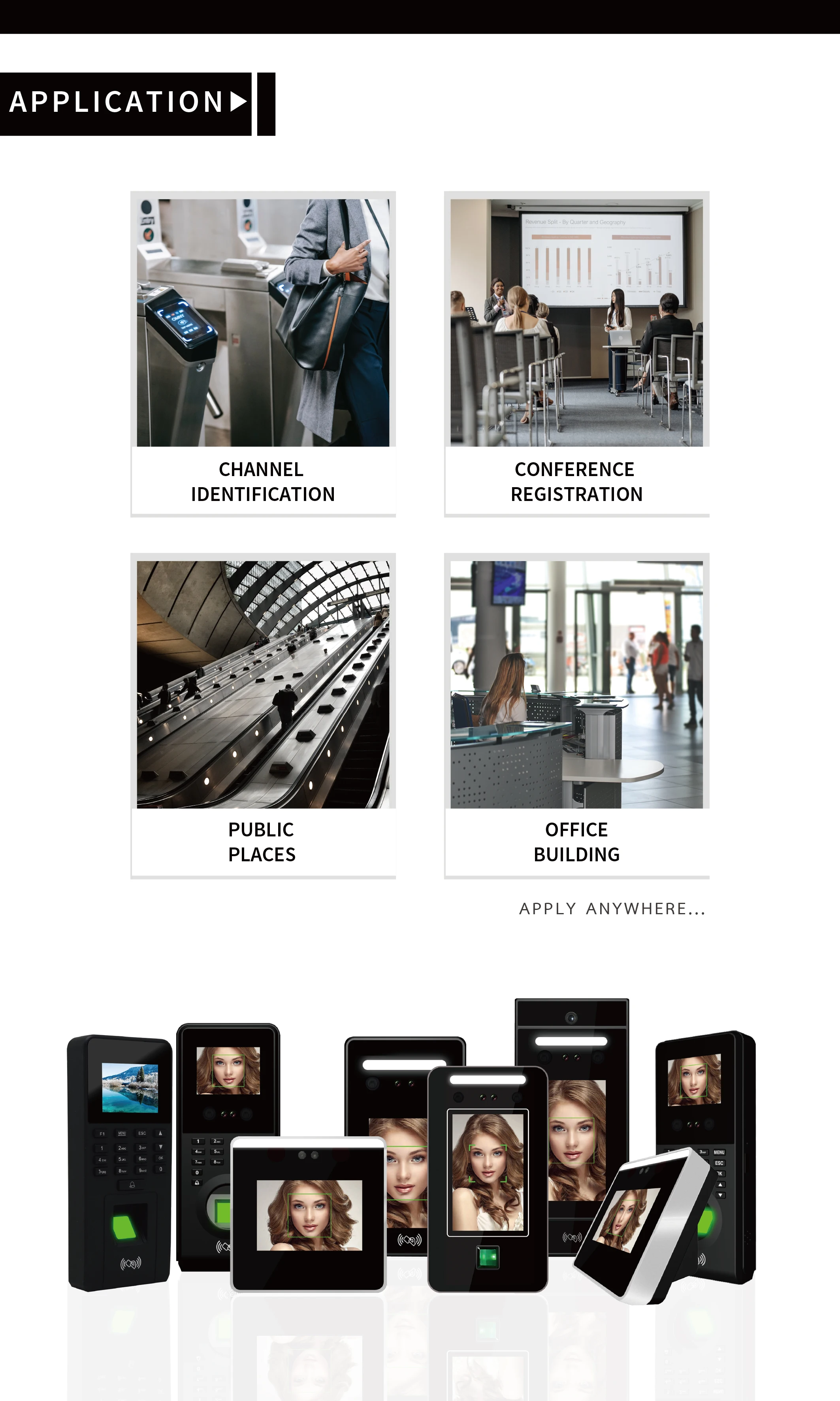 Wiegand RFID Security Door Face Recognition Fingerprint Acces Control System Punch Card Keypad Attendance Machine