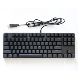 Wholesale Mechanical Keyboard 87 Keys Ergonomic Custom pc Computer Laptop RGB Backlit Gaming Mechanical Keyboard