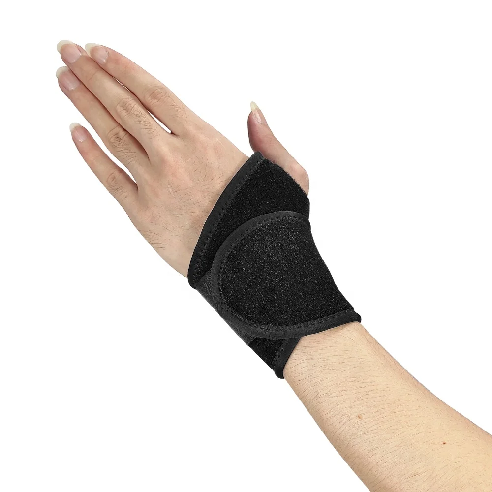Неопреновый компрессионный бандаж для поддержки запястья с большими петлями для запястного туннеля, артрита