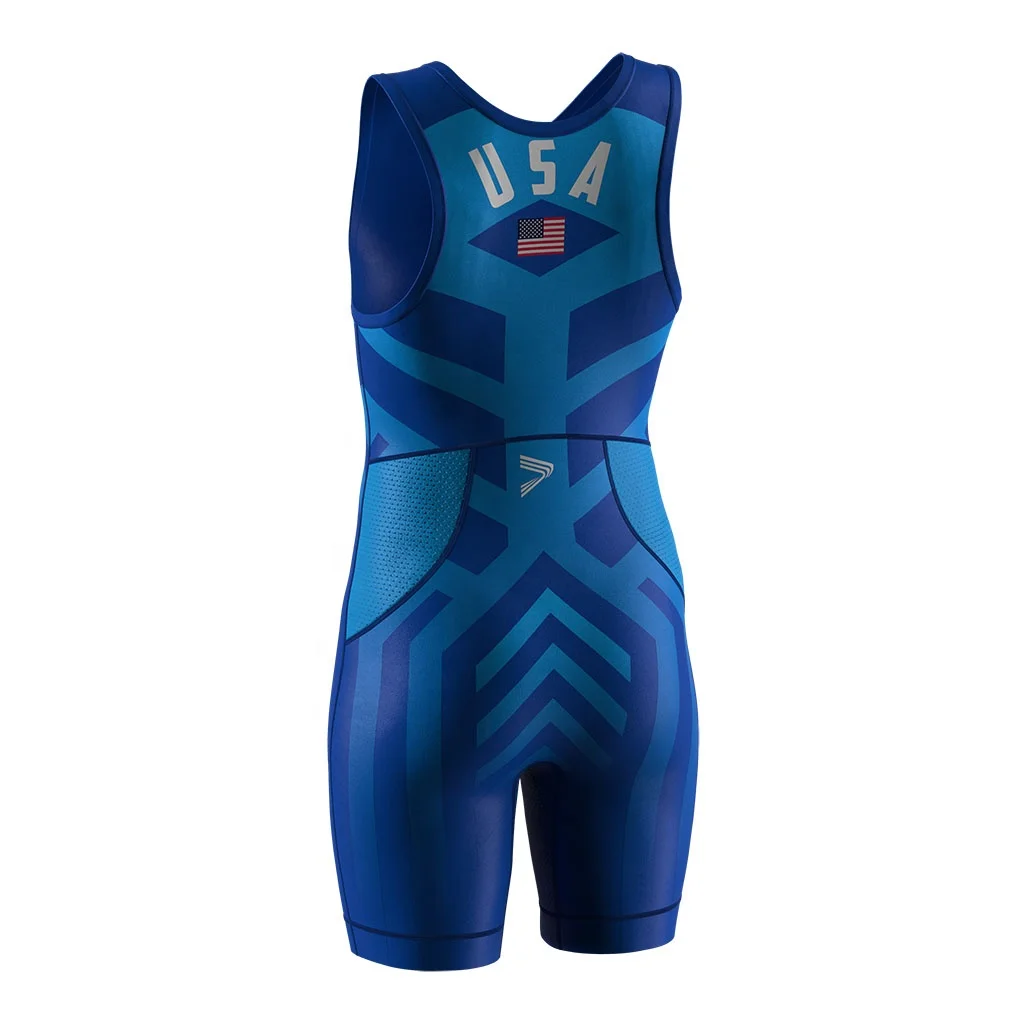 Wholesale Oem Odm Plus Size Professional Wholesale Wrestling Gear Tight Design Mens Suits Wrestling Singlet Men