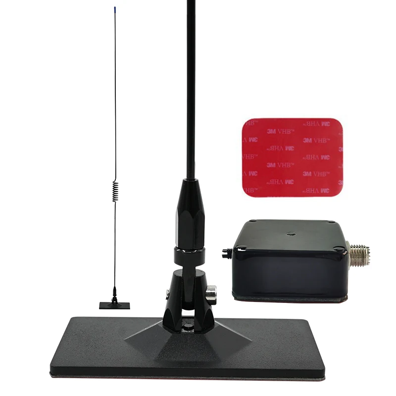 Pretuned 450-470 On-Glass Antenna window mount Antenna with Heavy  adhesive tape for UHF CB radio stick