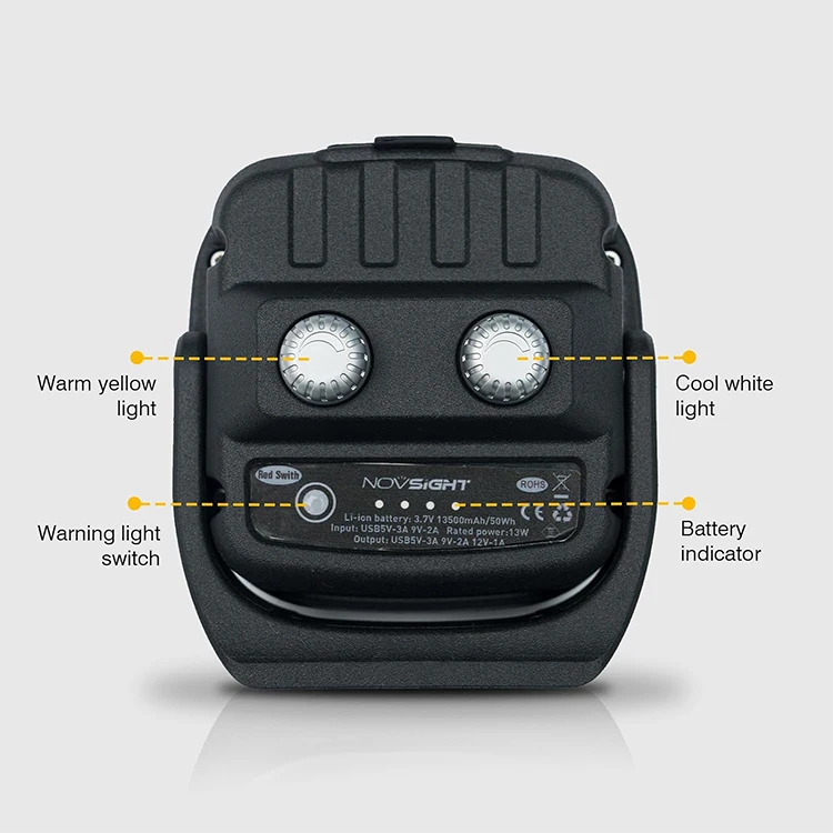 High Power Rechargeable 180 Degree Rotating Magnetic LED Camping Lantern Work Light