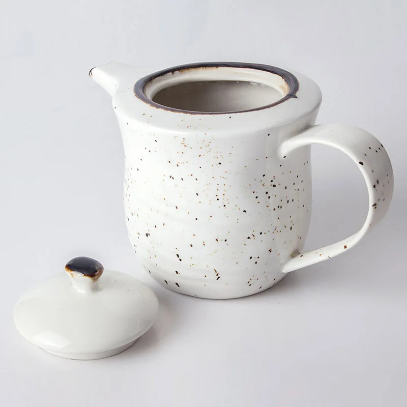 Restaurant White Ceramic Pots Wholesale Turkish Coffee Pot~