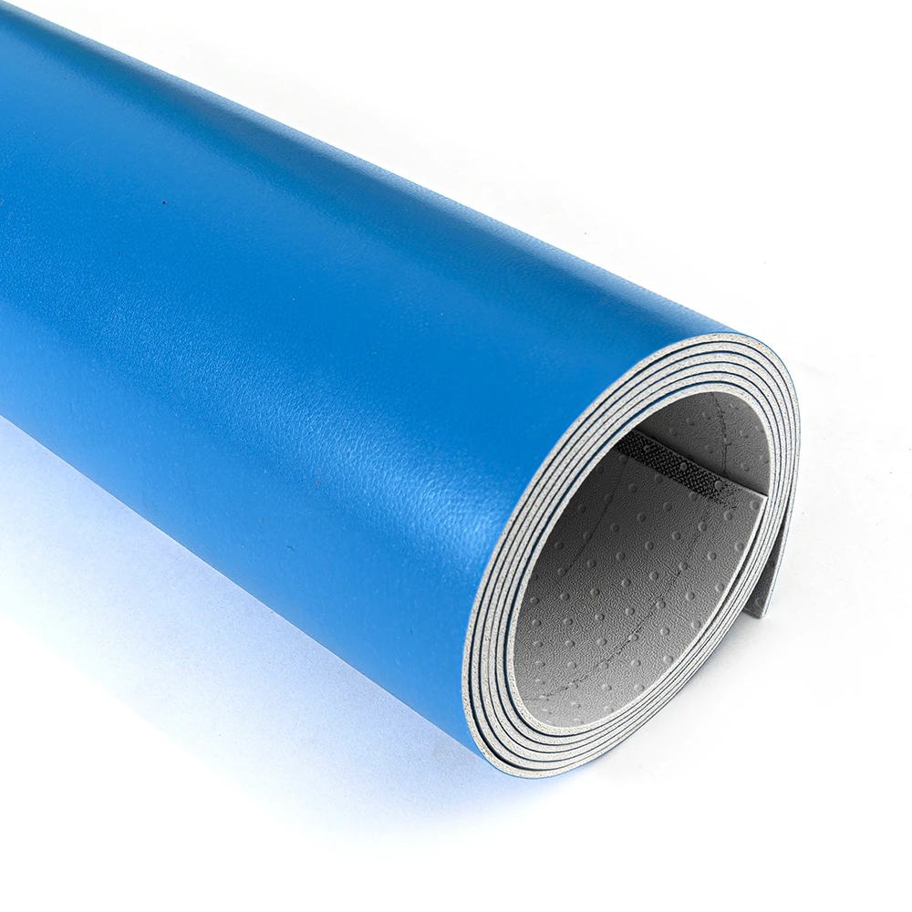 Heterogenous Sponge Back Foam Vinyl Roll Flooring PVC