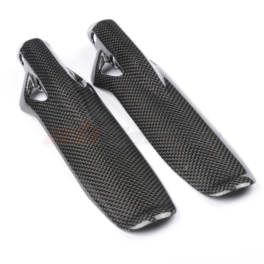 Motorcycle Fork Protection Cover Cowl Farings Carbon Fiber Forged For Ducati Scrambler / 800  2015 2016 2017 2018