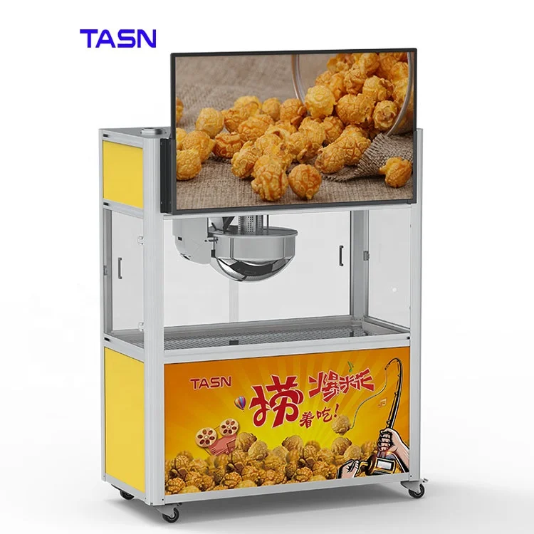 C32-GS 32OZ Modern Professional Full Size Automatic Cinema Caramel Popcorn Machine for Business