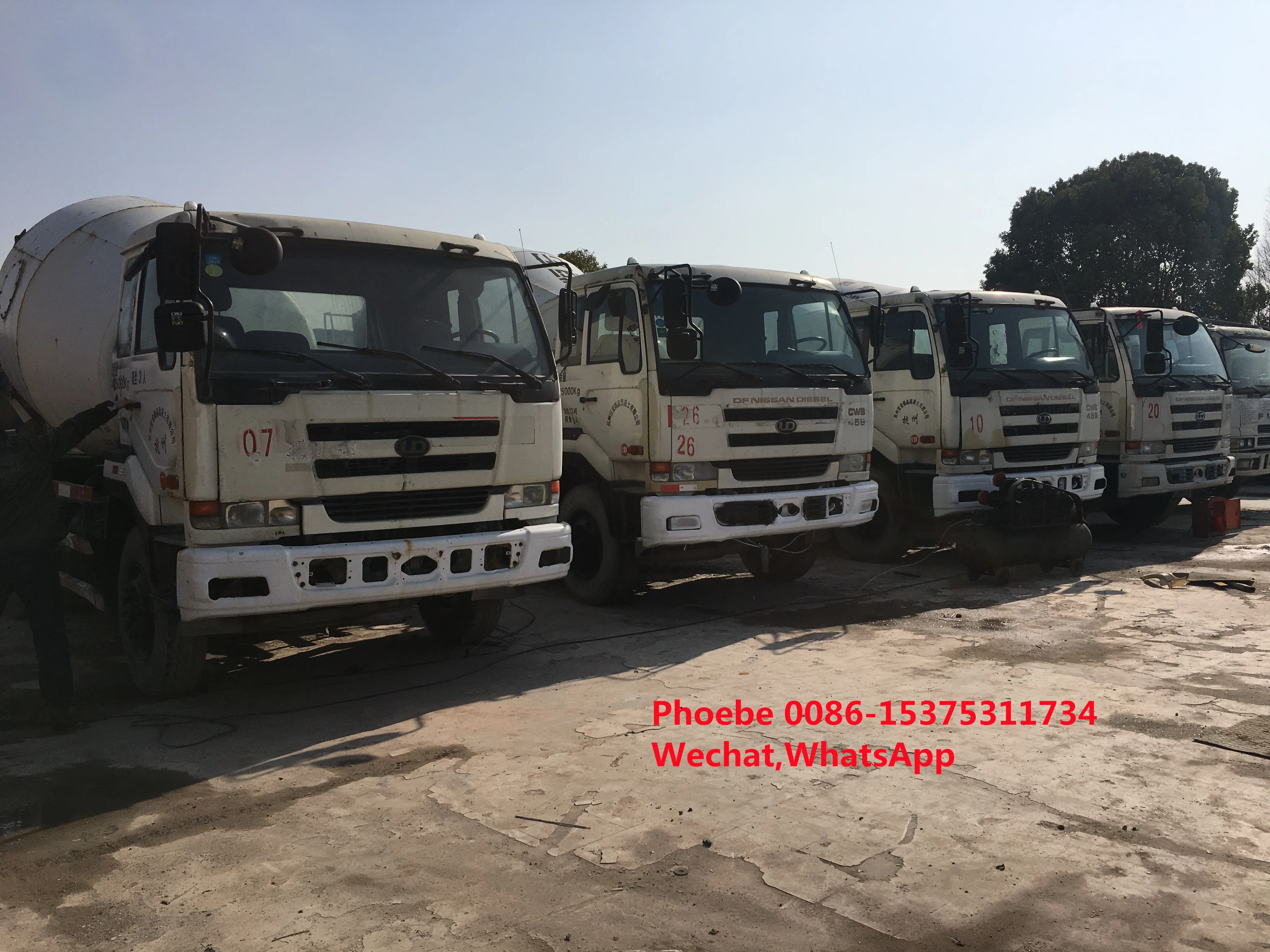 Used Concrete Mixer UD truck Maintain Well for