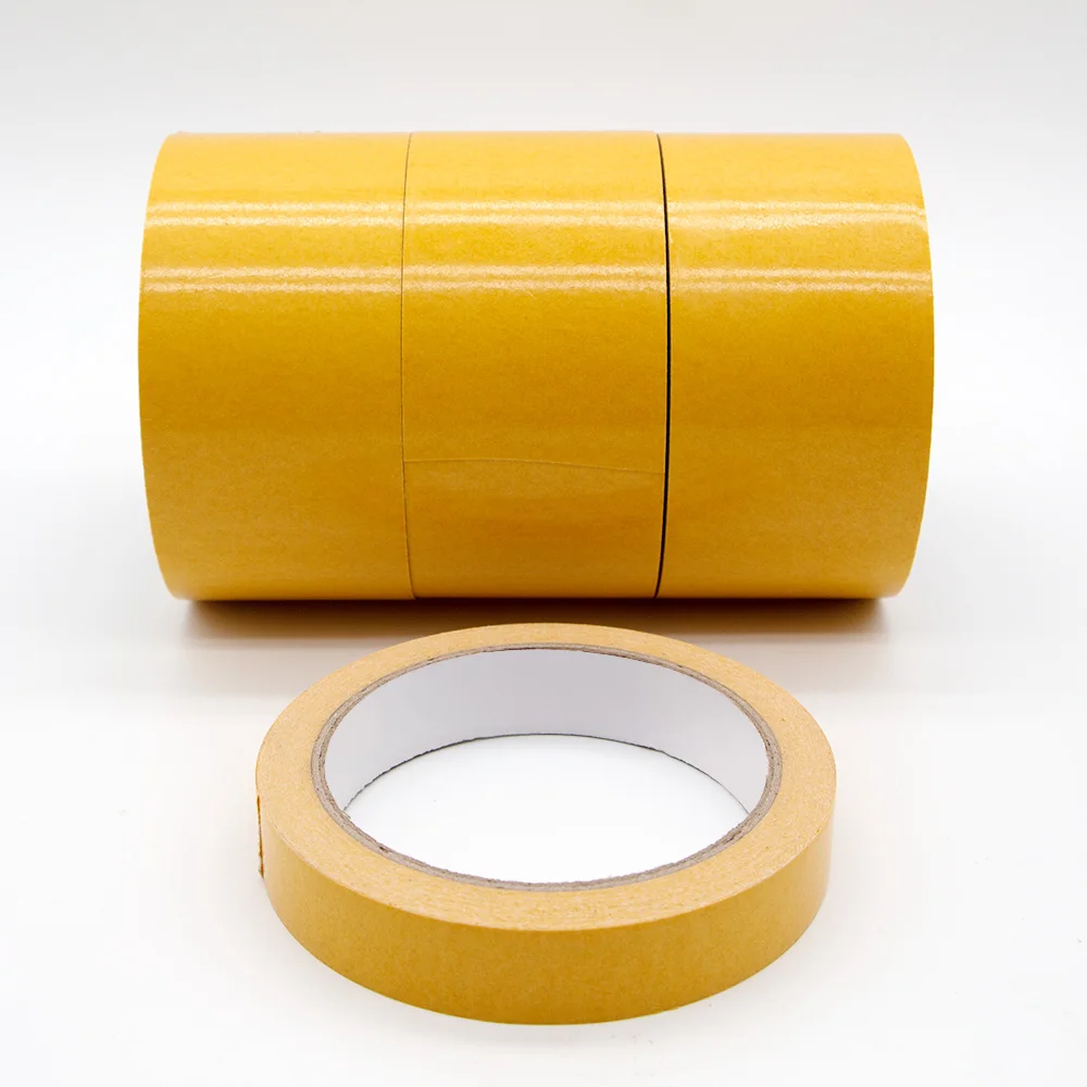 Hotmelt glue Cross Weave Fiber Adhesive Double Sided carpet Fiberglass mesh Tape