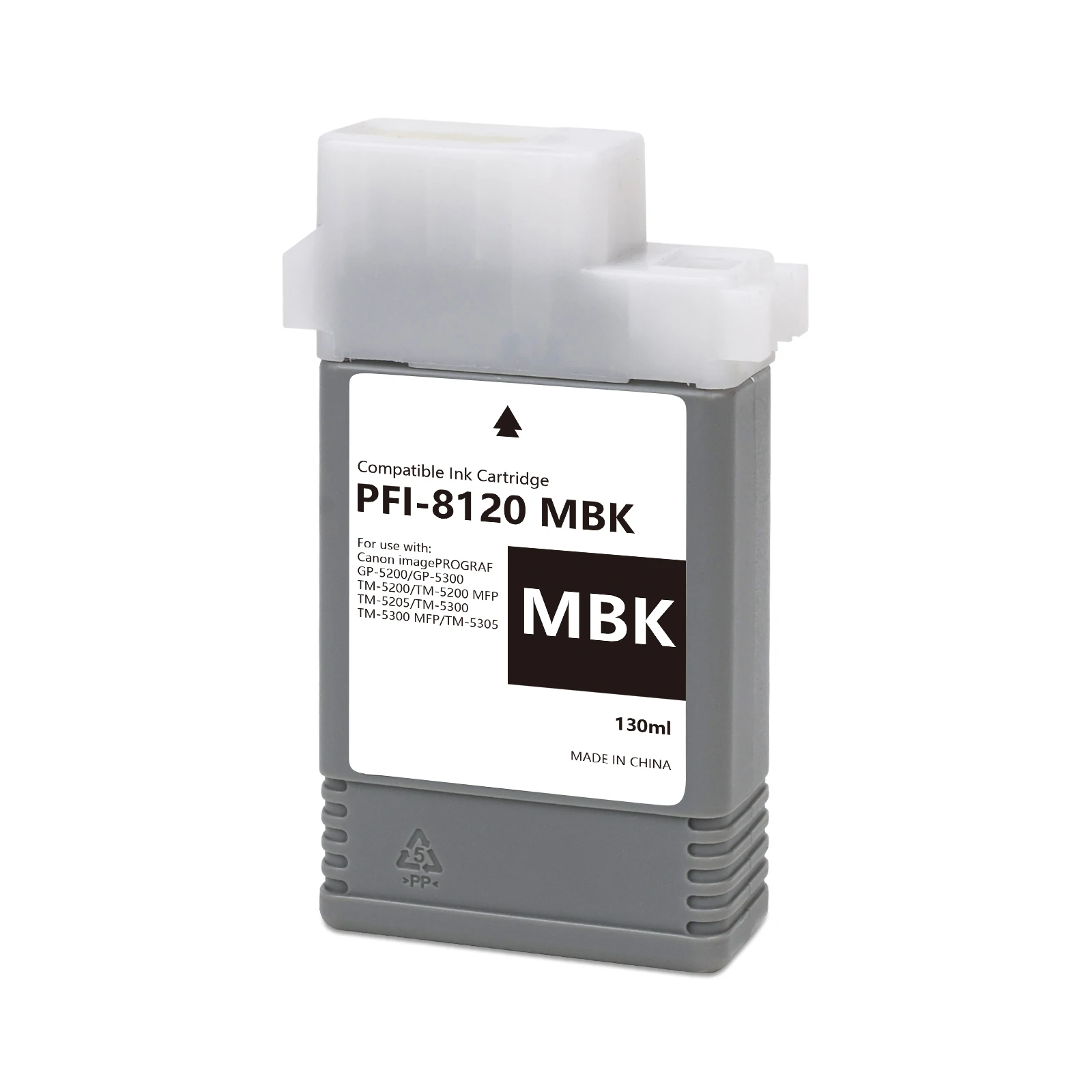 130ML PFI8120 PFI-8120 Compatible Ink Cartridge For Canon imagePROGRAF TM-5200 TM-5205 TM-5300 TM-5300 MFP TM-5305