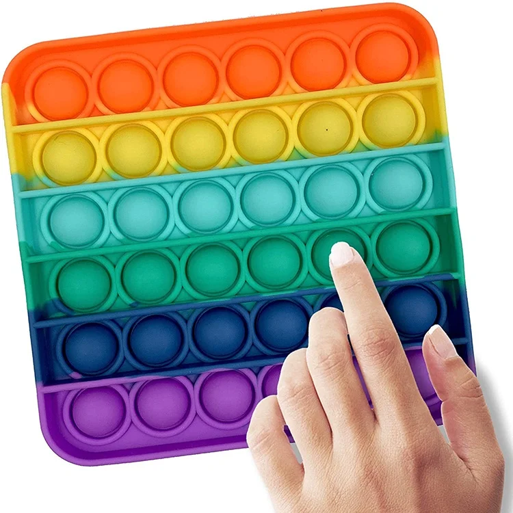 
Hot Sales Ideal Gift Bright Colors Boredom Breaker Kids Anxiety Relief Pop Up Stress Toy 