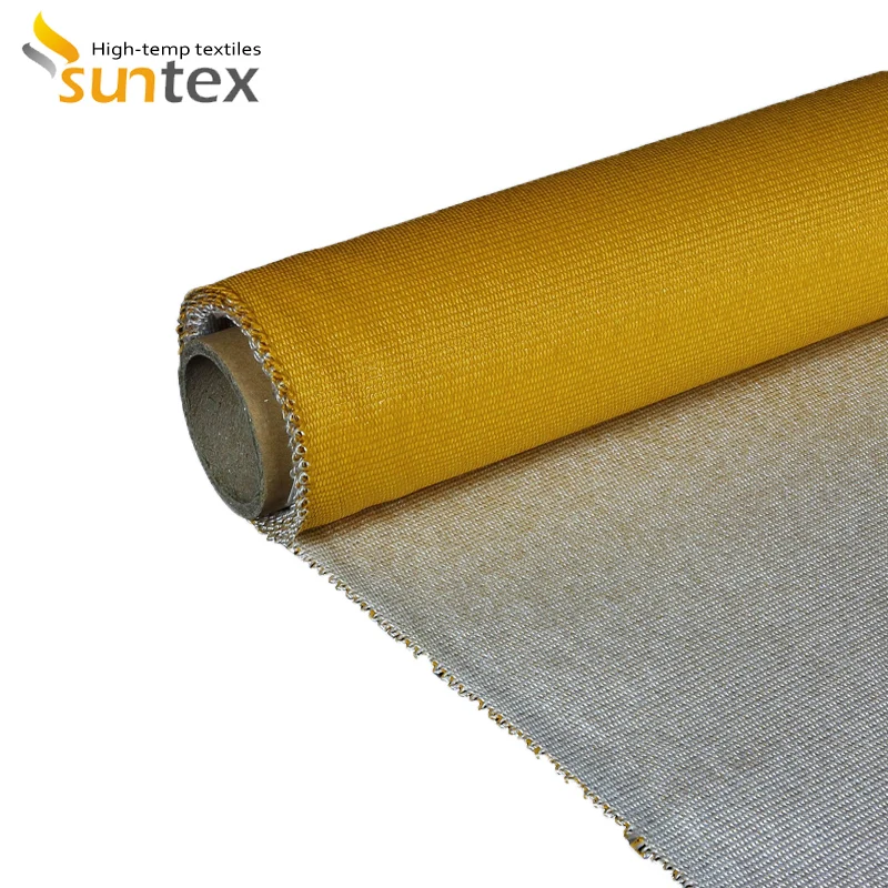0.4mm Heat Resistance Colored Silicon Rubber Coated Fiberglass Anti Flame Fabric