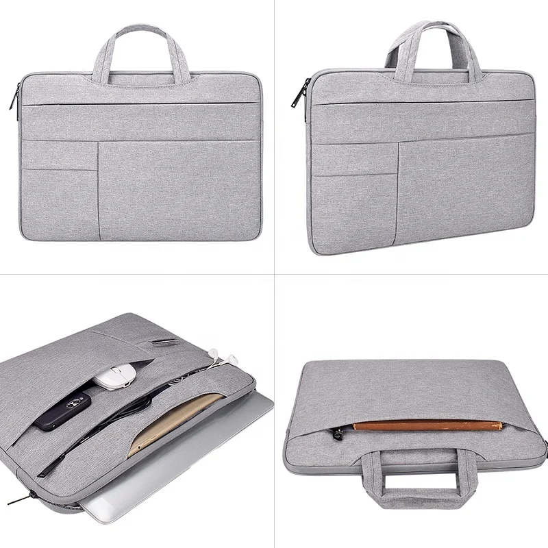 Large Capacity Multifunction Notebook Computer Pouch Carrying Bag Handheld Laptop Bags
