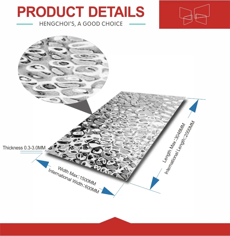 Wall Panel Deco Colourful 3Mm Thickness Stainless Steel Sheet Ss316L 2.5Mm Stainless Steel Sheet Water Ripple