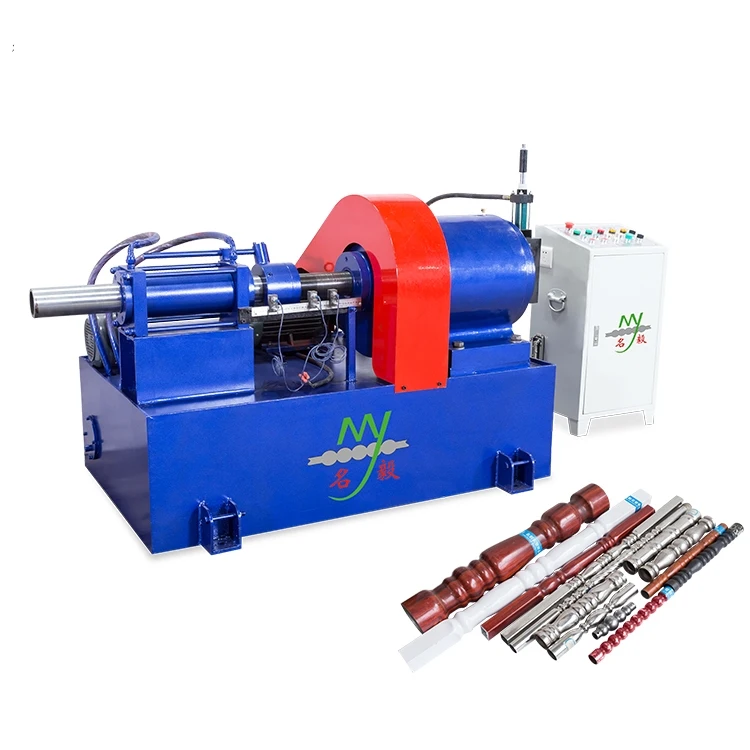 B50*300 Wrought iron/SS pipe embossing machine making vases candle holders street light poles