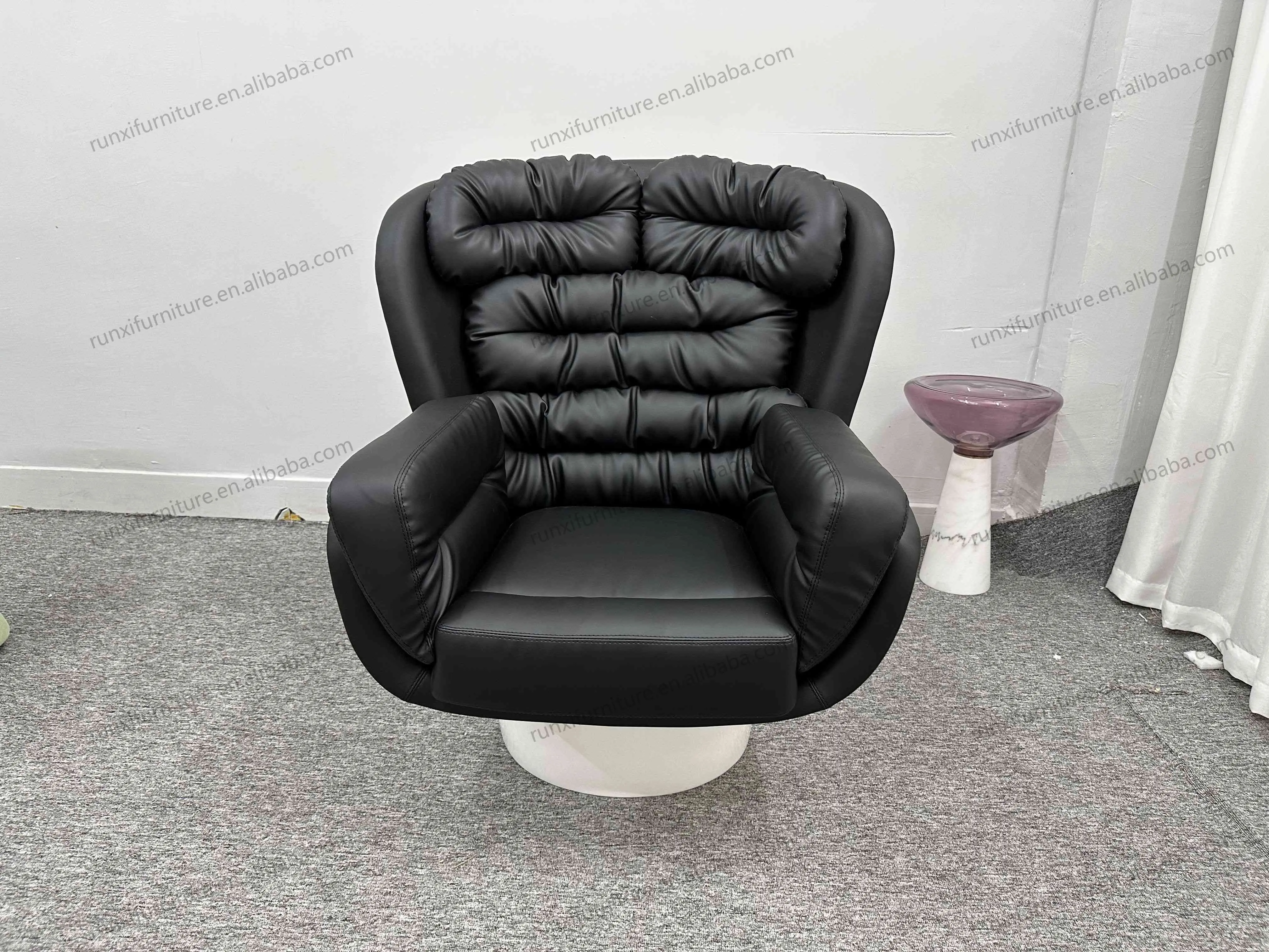 Modern design living room furniture Custom fabric/leather fiberglass shell living room lobby lounge chairs