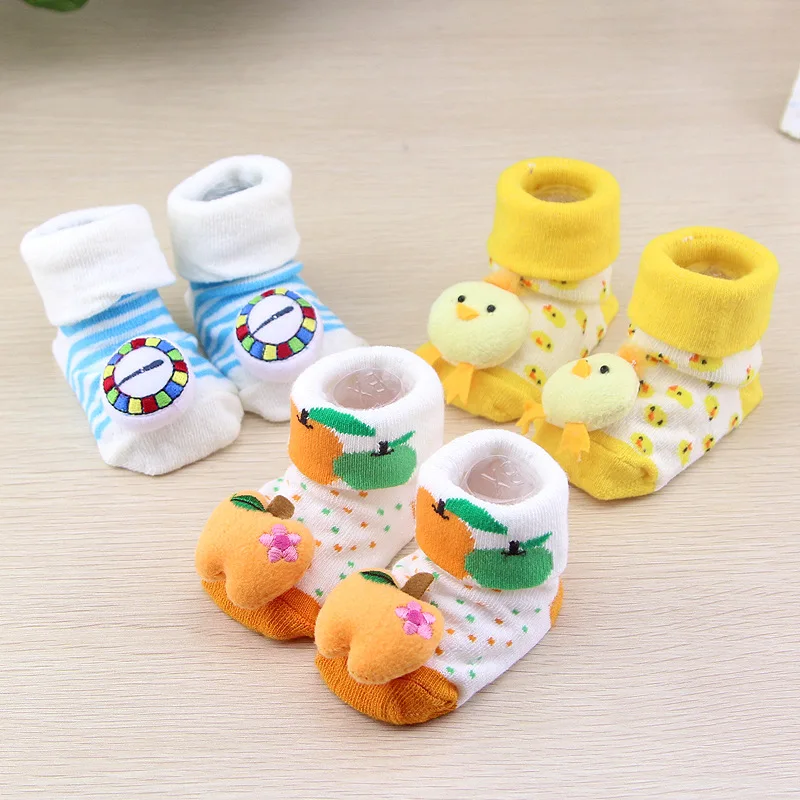 Wholesales Custom Cheap  Cartoon Baby Boys Girls Baby Socks Shoes