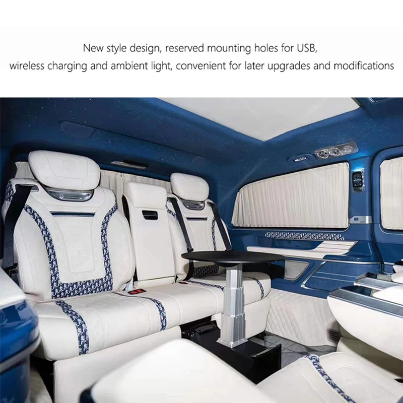 2023 DJZG MPV VAN  luxury car side wall -D style For Mercedes Vito / V-class /V250/W447 metris