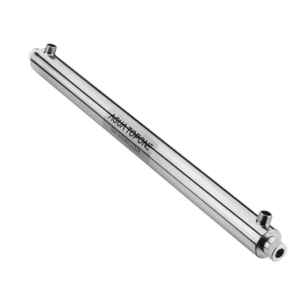 SS304 material Uv Water Sterilizer 55w 12gpm Uv Light For Water Treatment Swimming Pool