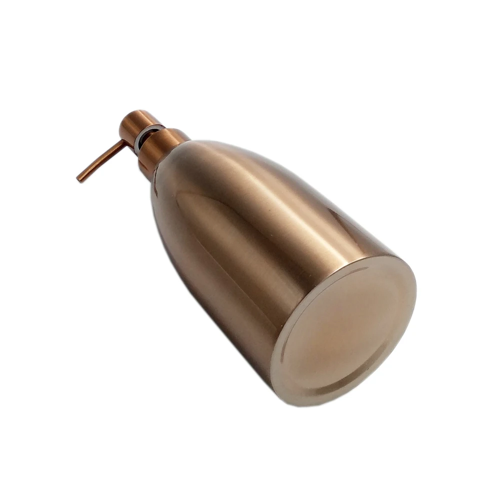 250ml 300ml 350ml 400ml 500ml 600ml 700ml 800ml Stainless Steel Refillable Bathroom Bottle for Shampoo