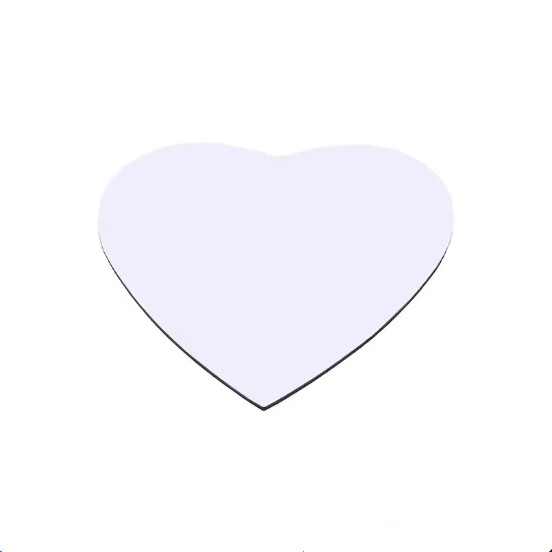 3MM Blank Heart Shape Sublimation White Fabric Mouse Pad No Reviews yet