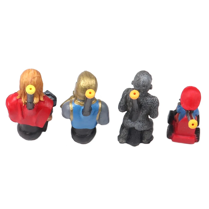 New hot selling creative character modeling resin smoking pipe weed resin pipe