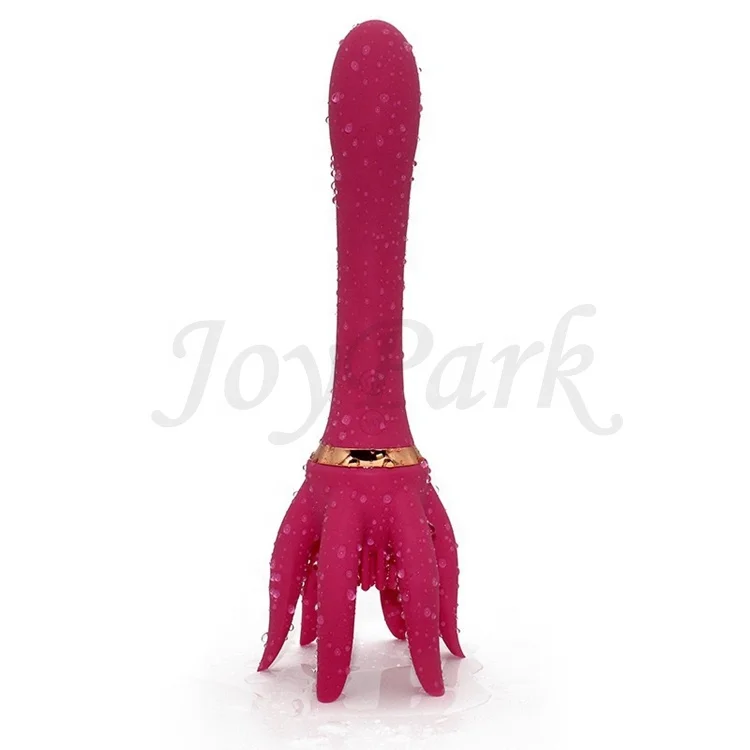 JoyPark Octopus 10 Modes G-spot Massage Women Massager Scalp Stress Relax Soft Finger Gripper Claw Electronic Dildo Vibrator