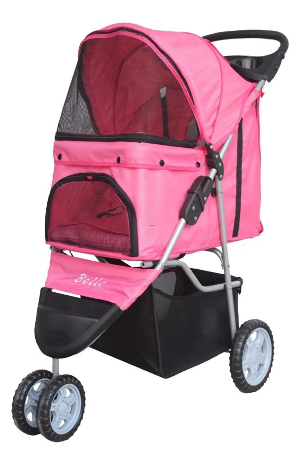 
three wheels dog stroller 