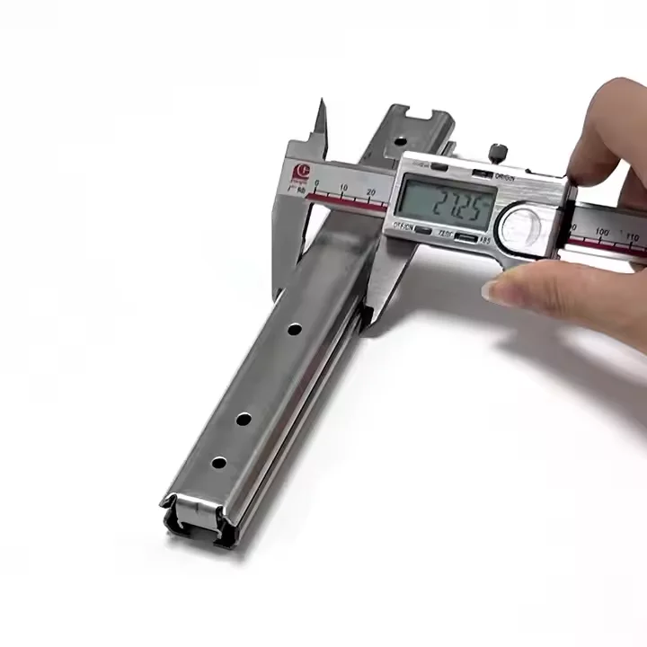 SS2027PT 20 мм толщиной и 27 шириной промышленный выдвижной рельс утолщенная нагрузка из нержавеющей стали 25 кг